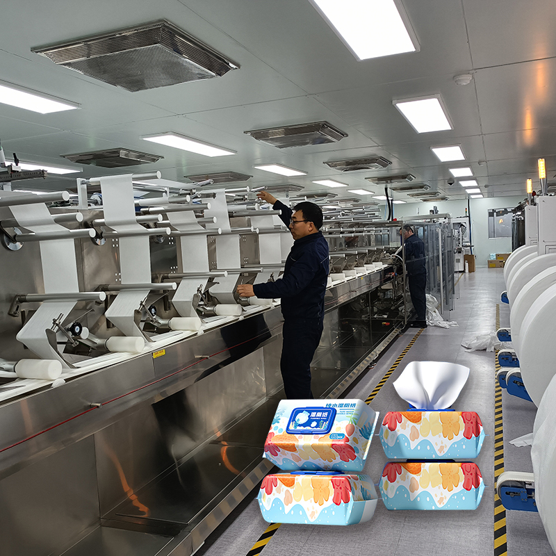 16道全自動濕巾生產線 16道全自動濕巾生產線