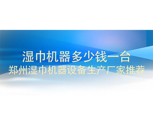 濕巾機器多少錢一臺，鄭州濕巾機器設備生產廠家推薦